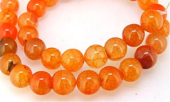 Уникальный жемчуг ювелирный магазин оранжевый Дракон Агат камень 10 мм драгоценный камень бусины свободной формы один Полный Strand 15 ''LC3-0296