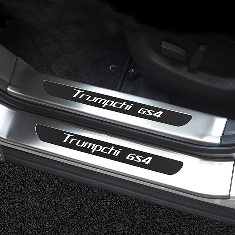 

Lsrtw2017 Stainless Steel Car Door Trim Sill Threshold Trunk Rear Guard for Trumpchi Gs4 2015 2016 2017 2018 2019 2020