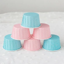 Розовые, синие формы для выпечки кексов, вкладыши разных цветов, чашки для тортов, в горошек, вечерние, на свадьбу, на день рождения