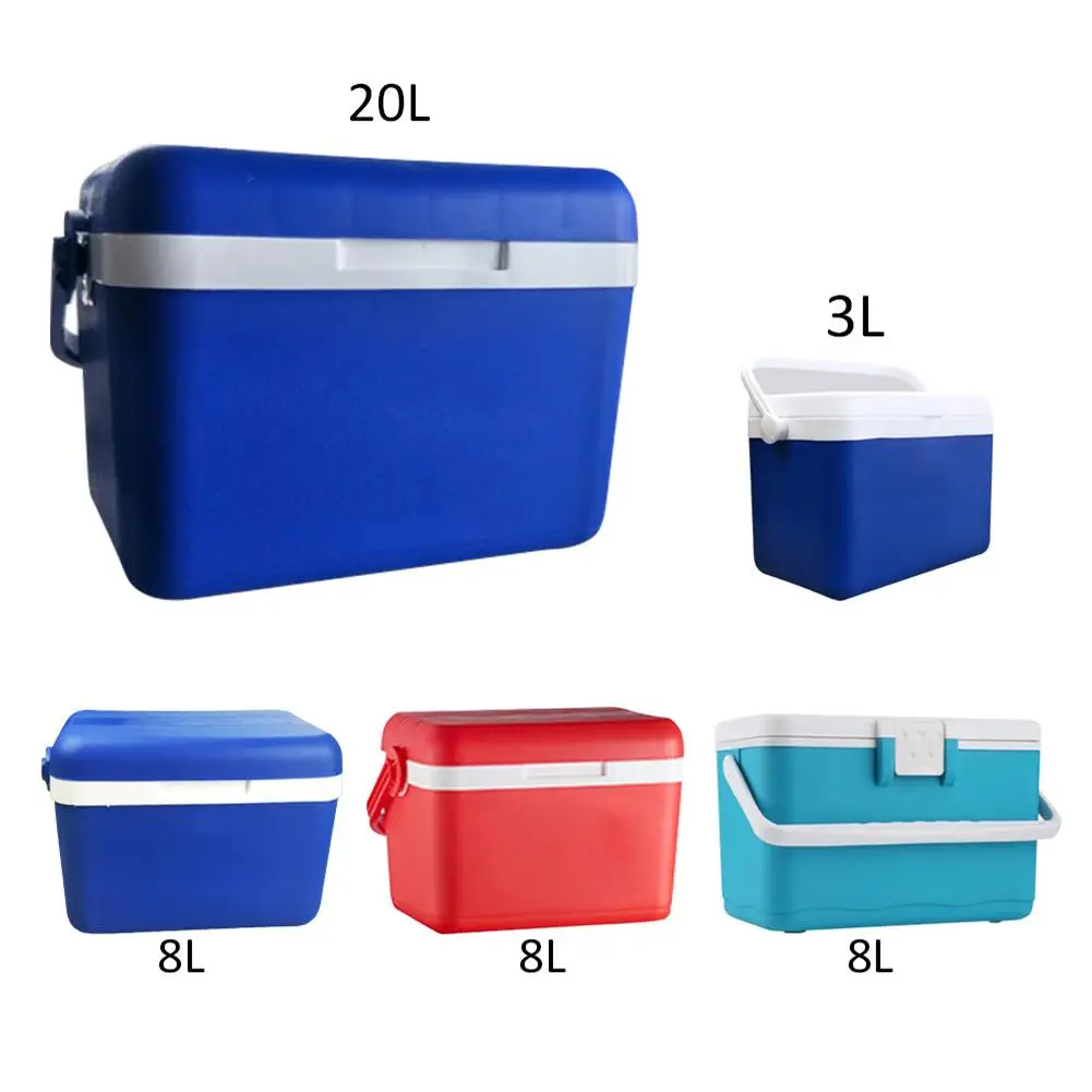 

3L 8L 20L Outdoor Car Insulation Box Car Cooler Box Ice Organizer Medicine Preservation Box Home Barbecue Fishing Box