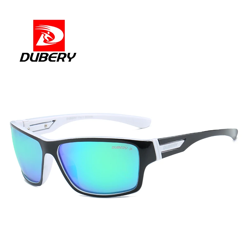 DUBERY поляризационные солнцезащитные очки для мужчин и женщин, спортивные солнцезащитные очки для вождения, высокое качество, дешевые роскошные брендовые дизайнерские очки - Цвет линз: 2071A6