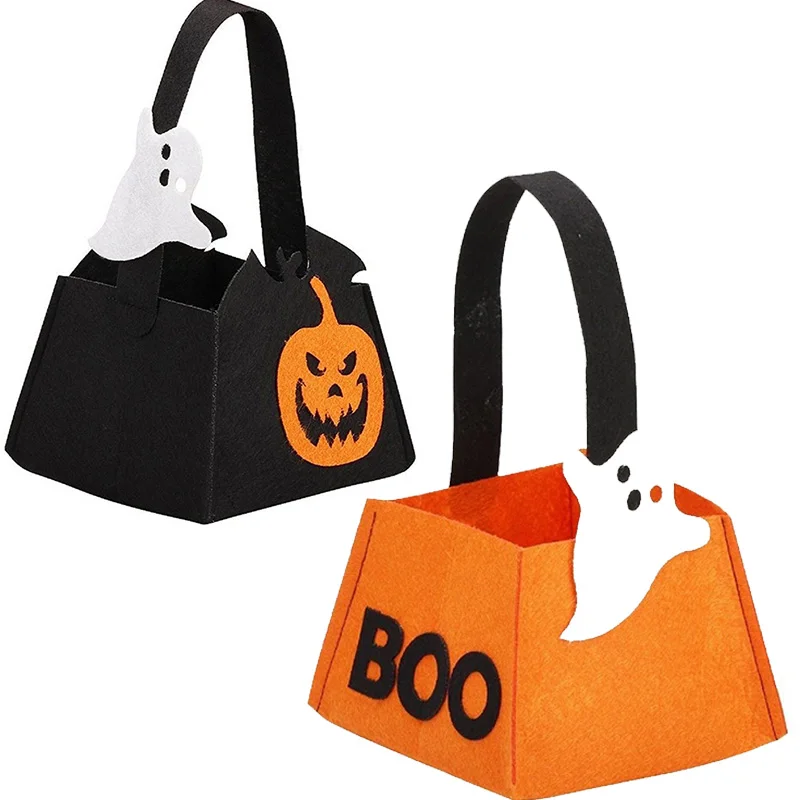 pumpkin ghost halloween wedding party favors candy bag childrens festival handbag non woven halloween - Halloween Handbag pumpkin ghost halloween wedding party favors candy bag childrens festival handbag non woven halloween - Halloween Handbag