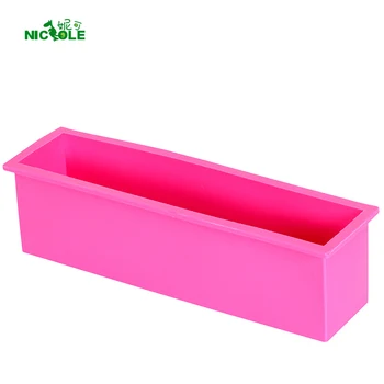

Silicone Soap Mold Rectangle Flexible Liner Loaf Mould Cake Bread Pastry Baking Tool