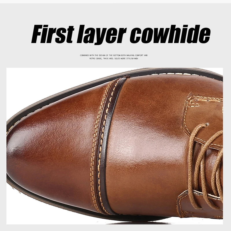 YIGER New Men Ankle Boots Genuine Leather Man Martins Boots Male Lace-up Winter Casual shoes Big size High-top men's shoes 0251 YIGER New Men Ankle Boots Genuine Leather Man Martins Boots Male Lace-up Winter Casual shoes Big size High-top men's shoes 0251