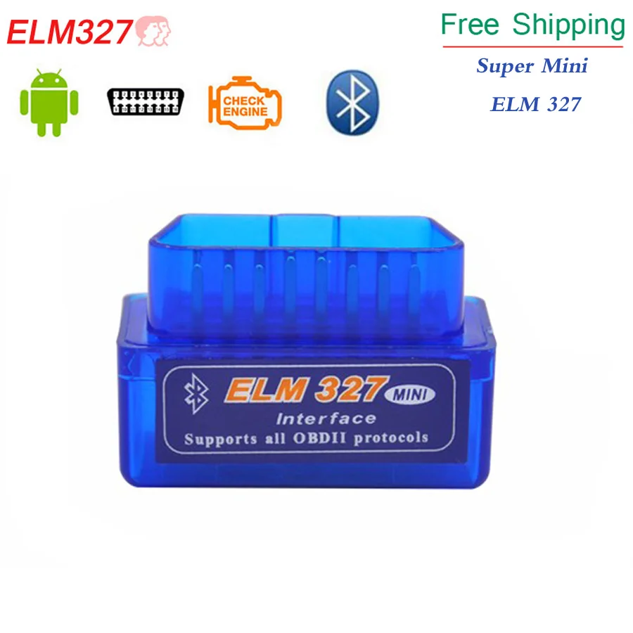 

2018 Super Mini ELM 327 Bluetooth interface Latest V2.1 Auto OBD2 Diagnostic Scan Tool Mini ELM327 Works On Android Tourque
