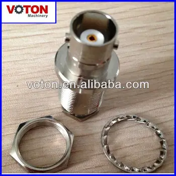 

free shipping BNC Type Female Bulkhead soldering for RG58 cable connector