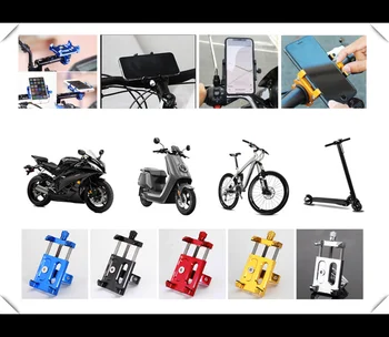 

Universal Motorcycle Mobile Phone Holder bike Aluminum alloy Mount Bracket Stand for Kawasaki ZR750 ZEPHYR ZX9R ZXR400 Z300