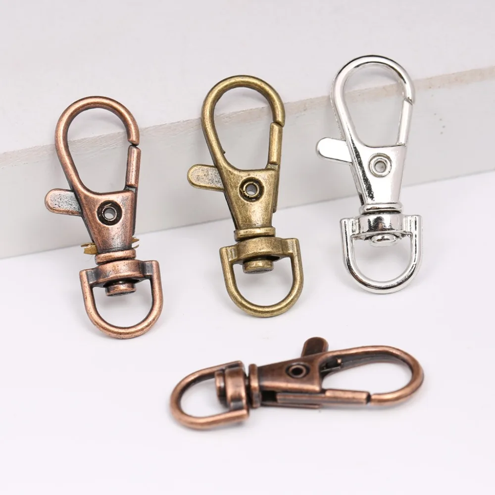 reidgaller 20pcs red copper swivel lobster clasp keychain diy hook clasps for key chain making цена reidgaller 20pcs red copper swivel lobster clasp keychain diy hook clasps for key chain making цены онлайн