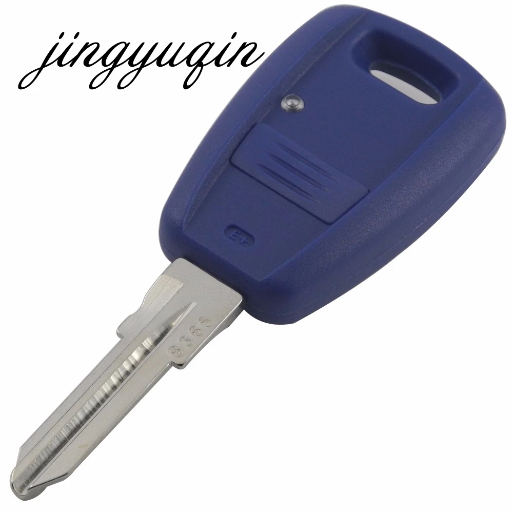 

jingyuqin1 Button Uncut Blade Remote Key Shell Case for Fiat Stilo Punto Seicento Flip Fob Car Key Case NO Chip