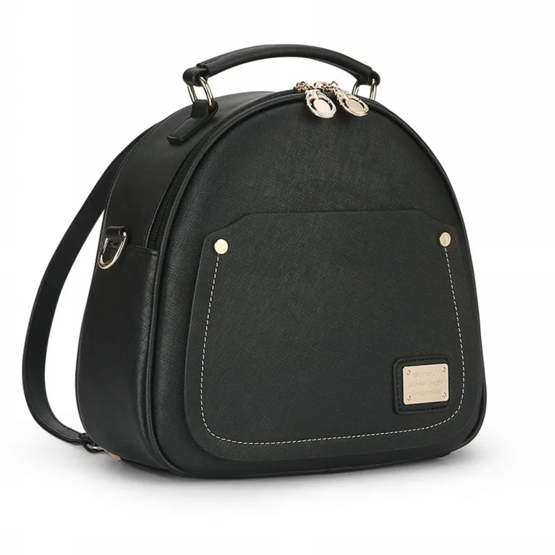 

PU Made Students' Small Snapback for Girls High Quality Anti-proof Women Red/Light Blue Double Shoulder Bag