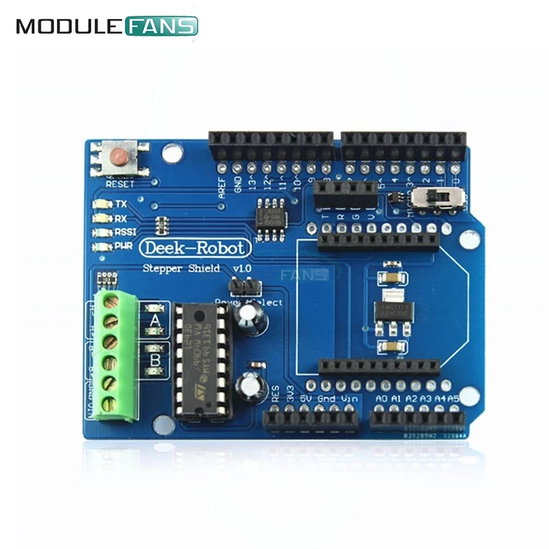 

L293 L293D Wireless Proto Stepper Shield Motor Driver Control Board Expansion Controller Module For Arduino IDE UNO R3 XBee one