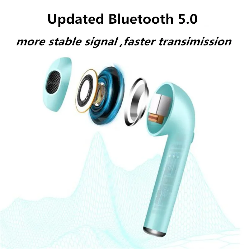 AMTERBEST I16 TWS беспроводные наушники Bluetooth 5,0 наушники с микрофоном стерео наушники для смартфонов Pk I12 i30