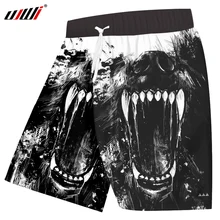 UJWI лето горячая распродажа мужские 3d крутые шорты с черепом мужские хип хоп модные повседневные шорты бодибилдинг эластичный пояс брюки