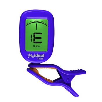 

HOT-Meideal Tuner Clip on Tuner Guitar Bass Violin Ukulele Banjo Big LCD High Accuracy Clip-on T30W