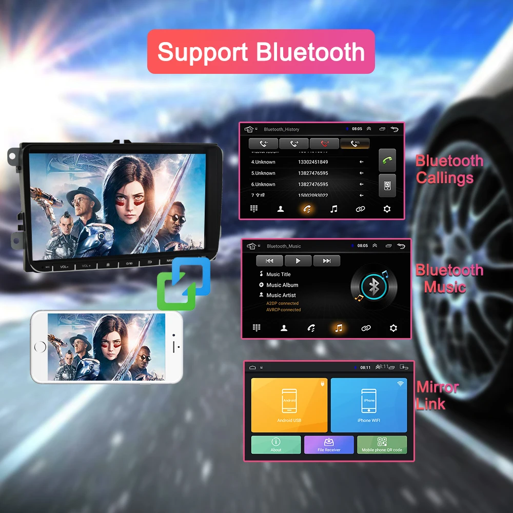 Navivox الروبوت 8.1 مشغل أسطوانات للسيارة GPS والملاحة لسكودا بولو جولف 5 6 باسات B5 B6 تيغوان توران العلبة مقعد السريع