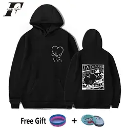 Kpop Love Yourself Harajuku негабаритные толстовки женские/мужские зимние Bangtan мальчики moletom K-pop одежда 4xl