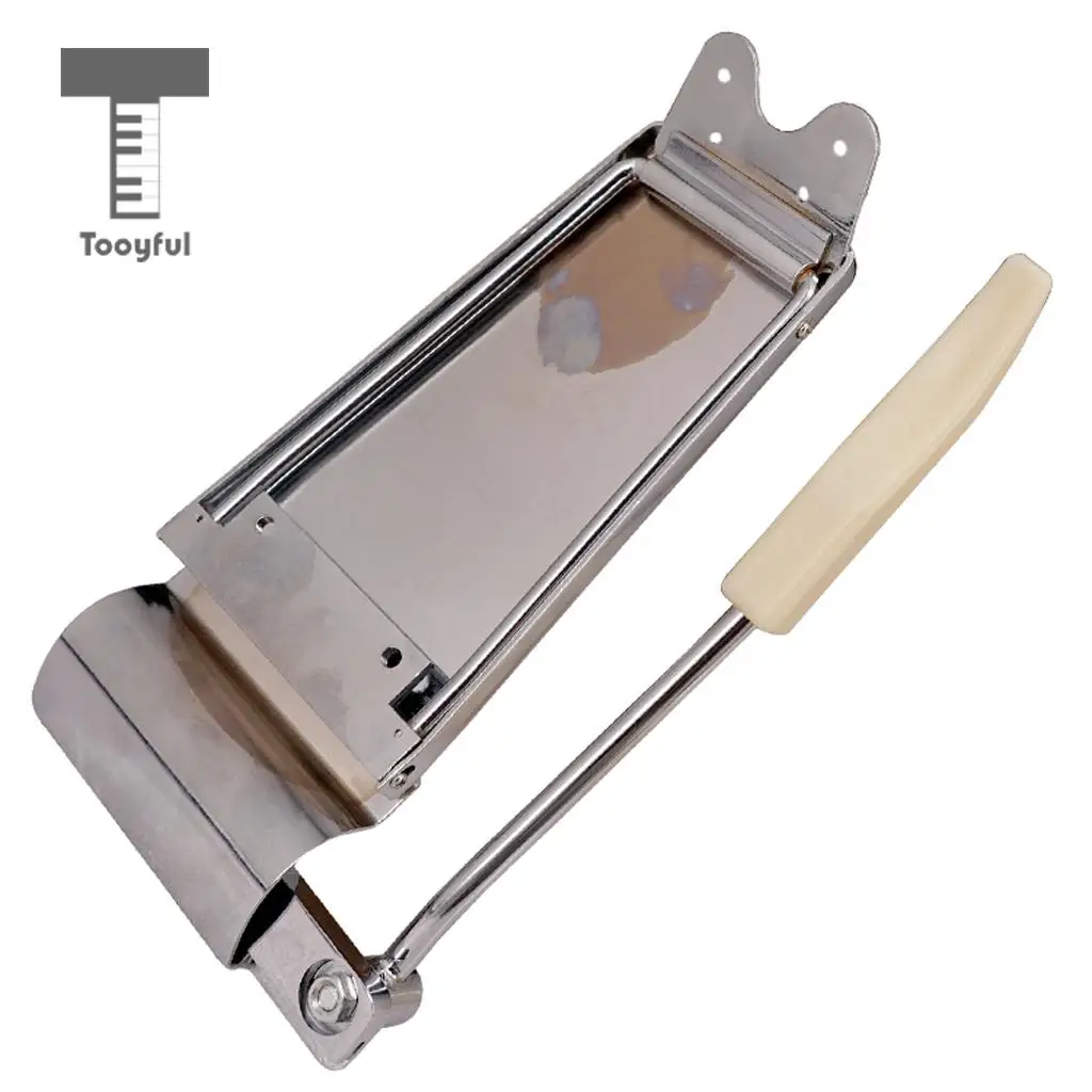 Tooyful Silver Hollowbody Jazz Guitar Tremolo Bridge Tailpiece for LP SG Guitar Parts