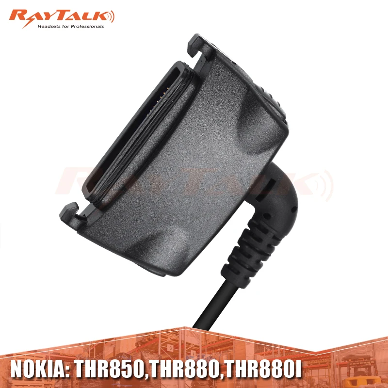 D образный наушник с микрофоном для двусторонней радиосвязи THR850 THR880 THR880i|radio