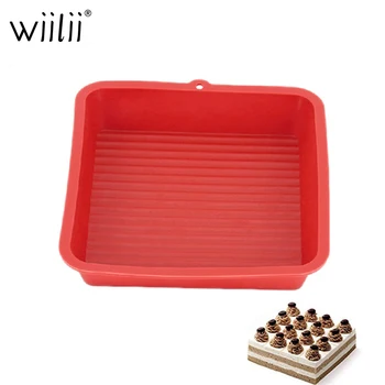 Square Stripe Silicone Bread Pan Bakery Dessert Mousse Decor Tray Cream
Pastries Bakeware Baking Accessories For Sponge Cake