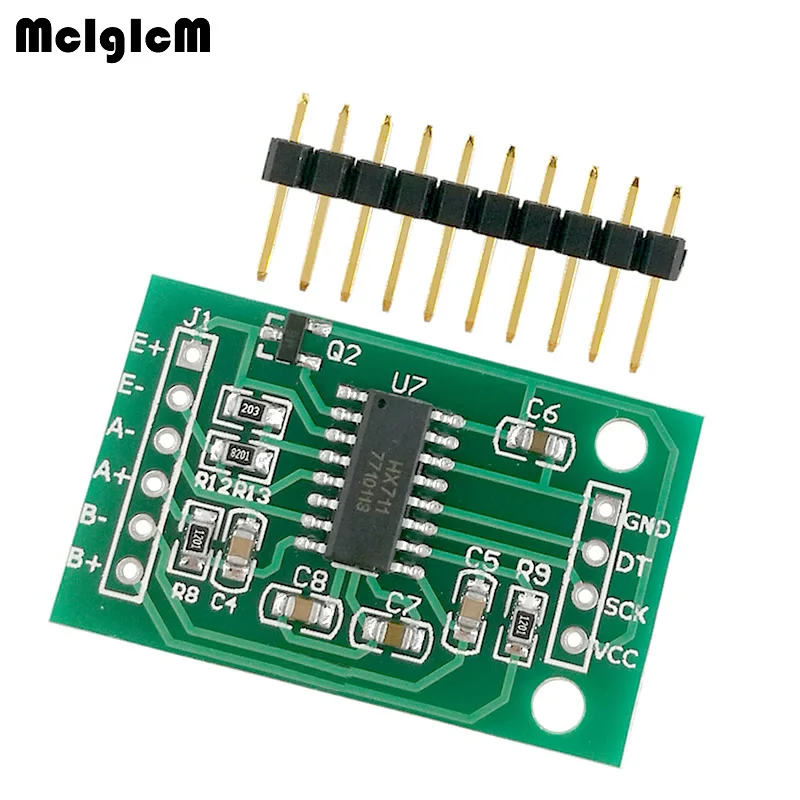 MCIGICM 100 шт двухканальный HX711 весом Давление Сенсор 24-бит точность A/D Модуль