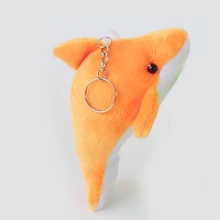Fashion Cute Animal Plush Doll Dolphin Toy Key Chain Ring Woman Bag Charms Faux Fur PomPom Car Keychain Ragdoll Party Trinket Fashion Cute Animal Plush Doll Dolphin Toy Key Chain Ring Woman Bag Charms Faux Fur PomPom Car Keychain Ragdoll Party Trinket