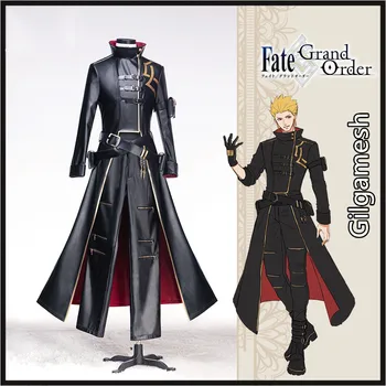 

Anime! Fate Grand Order Gilgamesh in NY Glistening Craft Essence Gothic Slim Exquisite Uniform Cosplay Costume Free Shipping