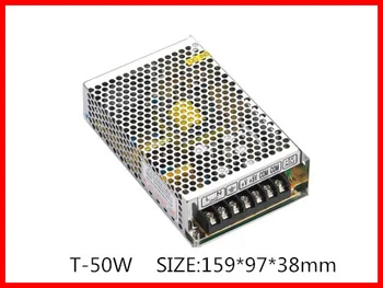 

50W 5V 12V -12V Triple Output Switching power supply for LED Strip light AC-DC Free Shipping T-50B