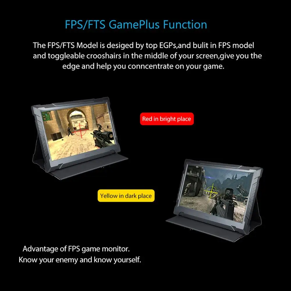G STORY портативный ЖК Hd монитор HDR/Freesync/2K USB Type C для ноутбука Xbox Switch и Ps4 игровой