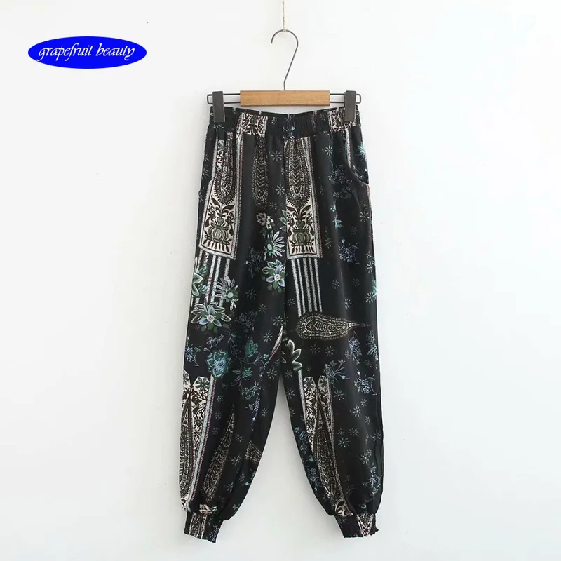 

2019 linen pants femmes large jambe pantalon femme coupe largeharem pants trousers women coton lin travail Long Pantalon Harem