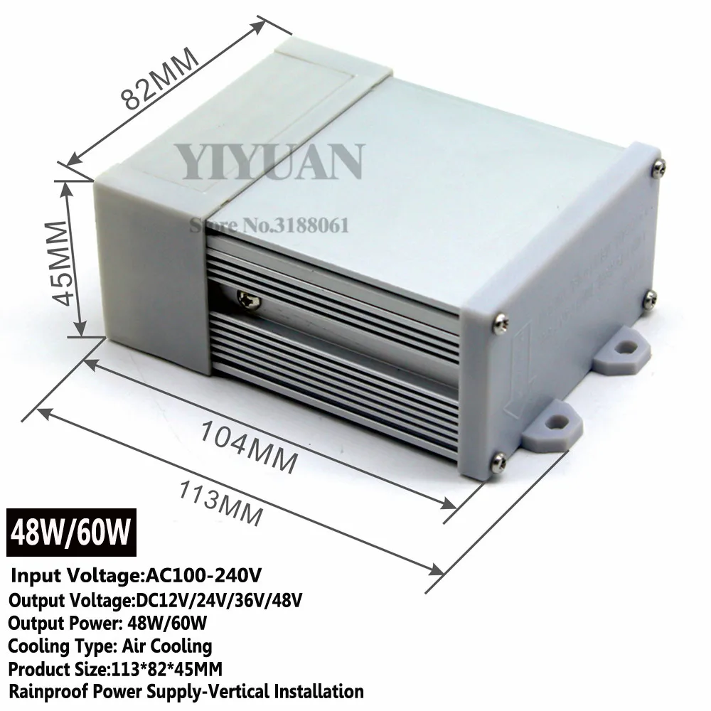 12V-48v60w