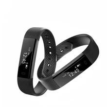 ID115 Pulseira Esporte Pedômetro Monitor de Sono Rastreador de Fitness Inteligente Pulseira Bluetooth 4.0 Smartband Para IOS Android