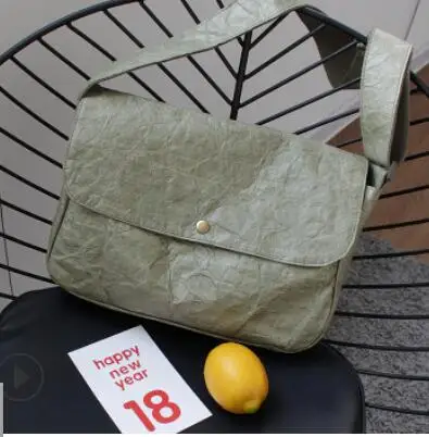 de papel kraft Bolso de hombro retro para hombre a la moda versión coreana sencillo #Orange bandolera lavada bolso rugoso de papel kraft Bolso de hombro retro para hombre a la moda versión coreana sencillo #Orange bandolera lavada bolso rugoso