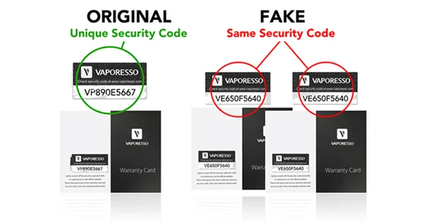 Vaporesso Certification