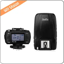 Pro-6C transceiver Wireless I-TTL For for Canon 40D 50D 60D 450D 500D 550D 600D 650D 1000D 1100D