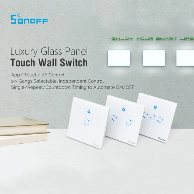 Aliexpress Com Buy Sonoff T1 Eu Uk Wifi Rf App
