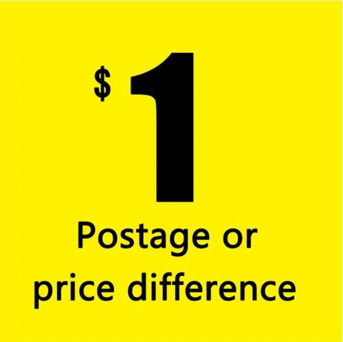 

Postage or price difference Dedicated link