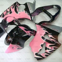 ZX6r 636 2000-2002 Abs обтекатель ZX6r 636 02 набор для всего тела 636 ZX-6r 2002 розовый черный рамочный обтекатель для мотоцикла