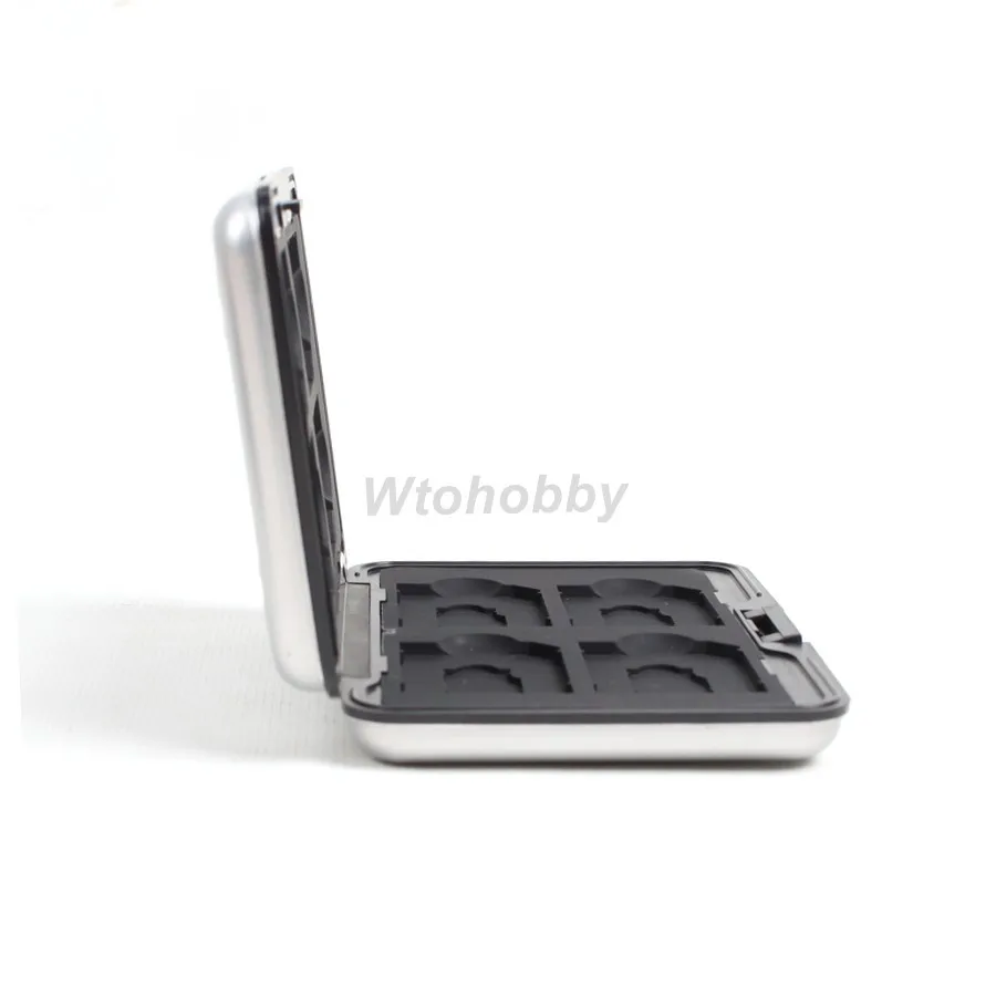 16 In 1 Aluminum Storage Box Memory Card Carring Case Holder Large Capacity (8SD+8TF Card) For DJI Phantom 4 And Phantom 3
