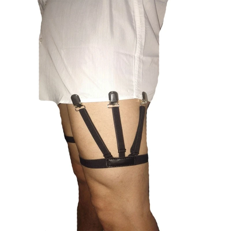 シャツガーター用男性ファッション男性女性紳士脚太もも弾性ガーターベルトサスペンダー Belt Sauna Belt Storageshirts With Half Sleeves Aliexpress