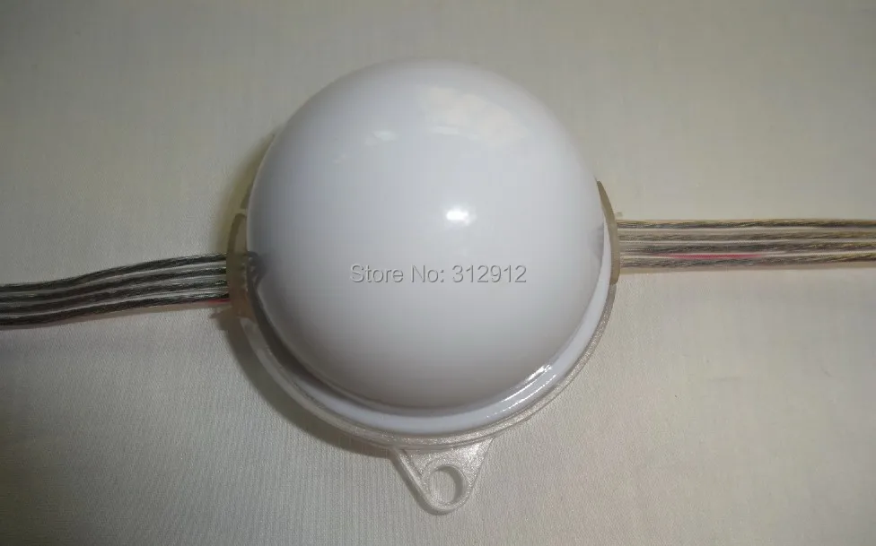 

56mm diameter UWS2811 led pixel module,injection type,1.44W,6pcs leds inside,DC24V input;IP68;milky cover