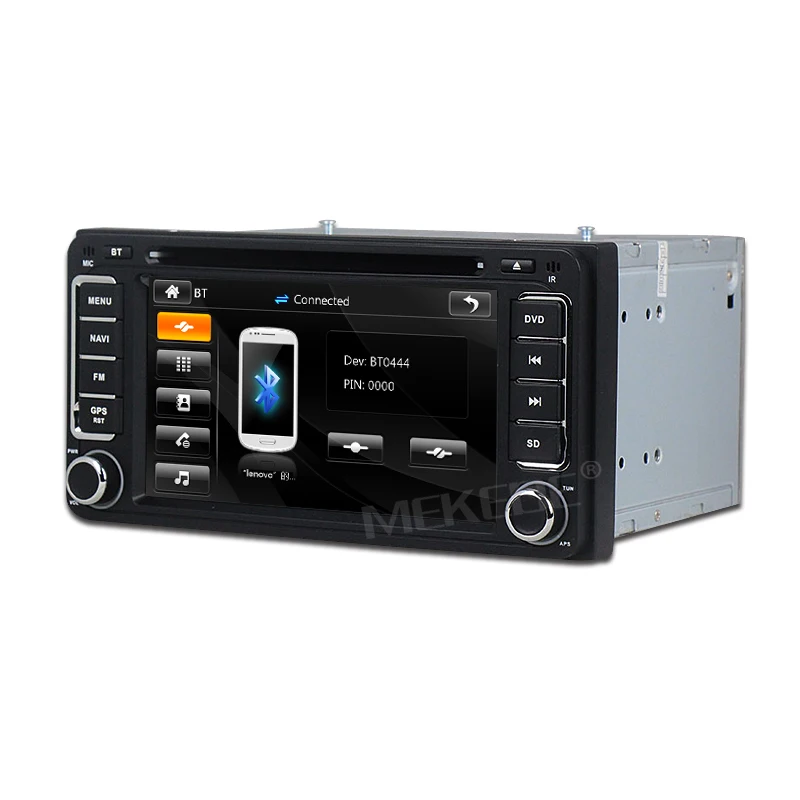 Clearance 2din Car Radio DVD gps navigation Player for Toyota Hilux VIOS Camry Corolla Prado RAV4 Prado car Audio Stereo with RDS BT SWC 15