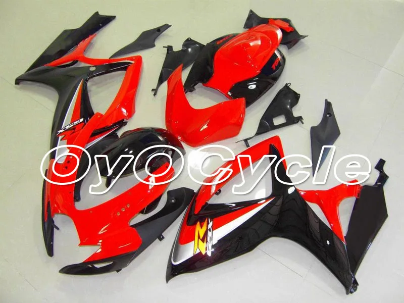 

For 06-07 Suzuki GSXR600 GSXR750 K6 K7 GSXR 600 750 Injection Motorcycle ABS Fairing Bodywork Kit 2006 2007 Black Red