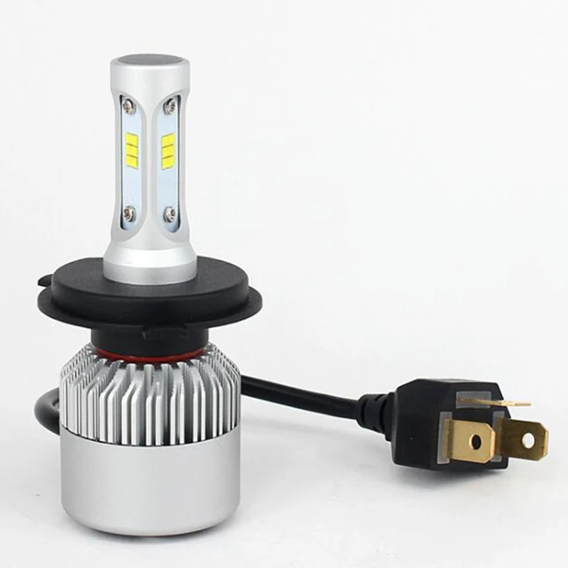 Светодиодные автолампы 10X S2 H1 H3 H4 H7 H8 H9 H11 9005 9006 72 Вт 6500 лм|Передние LED-фары для авто| |