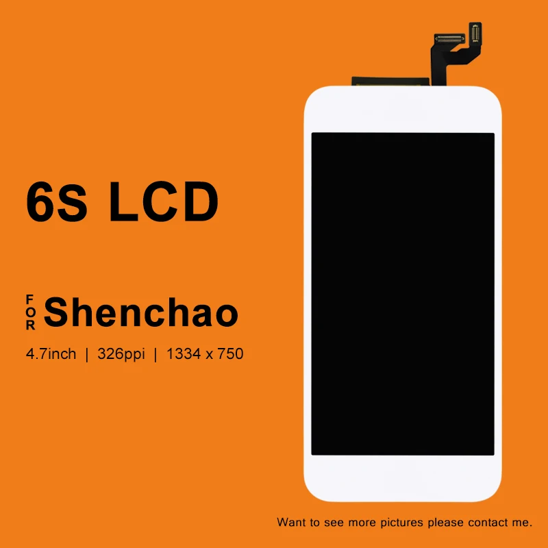 imágenes para 10 unids Para ShenChao Calidad 6 S Reemplazo Pantalla LCD de Montaje Con Pantalla Táctil 3D Sin Píxeles Muertos + Cámara titular imágenes para 10 unids Para ShenChao Calidad 6 S Reemplazo Pantalla LCD de Montaje Con Pantalla Táctil 3D Sin Píxeles Muertos + Cámara titular