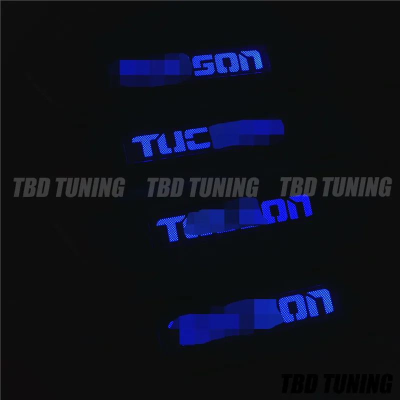 

2015 2016 2017 2018 2019 For Hyundai Tucson Door Sill Plate Stainless Steel Welcome Scuff Padel Trim Protector