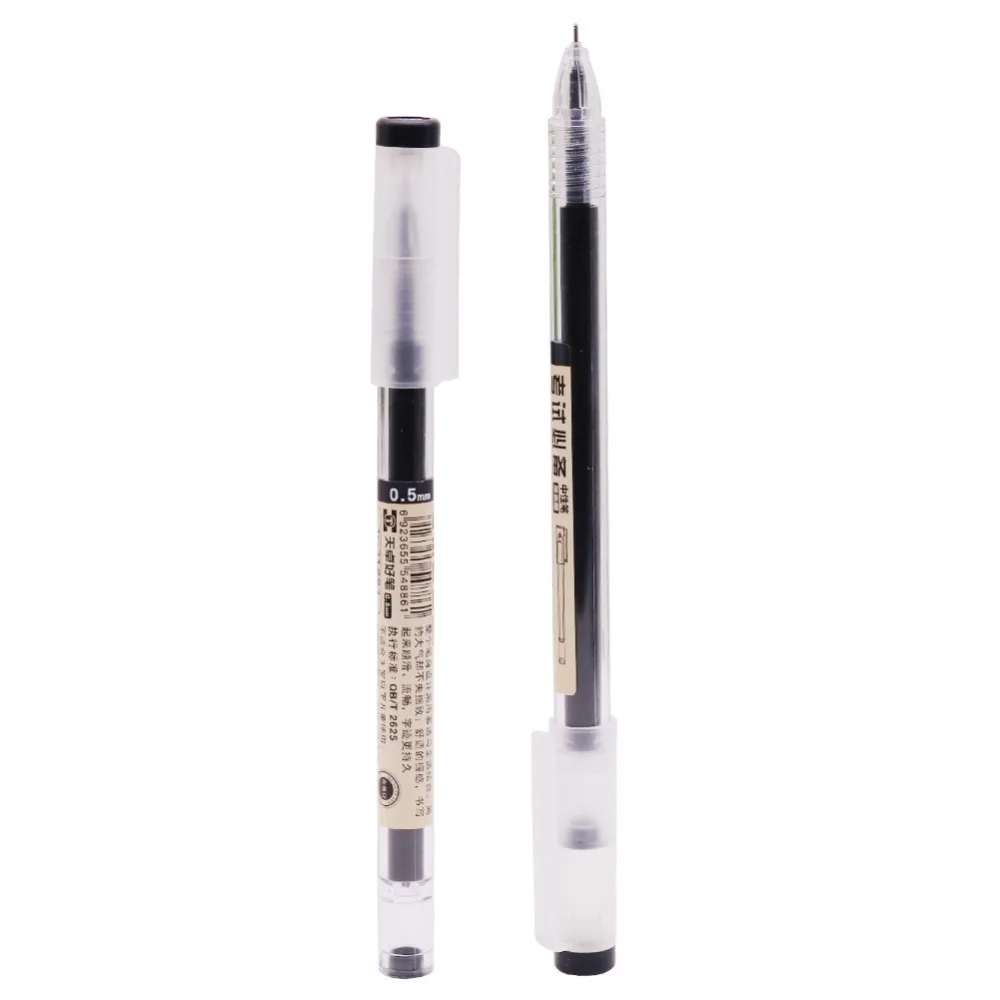 4 Boxes Total 48 pcs 0.5mm Water based Gel Pen Large capacity Ink