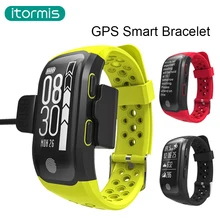 2017 новое поступление itormis B46 GPS Smart Band Bluetooth 4.0 сердечного ритма IP68 Водонепроницаемый сна Мониторы Шагомер умный Браслет
