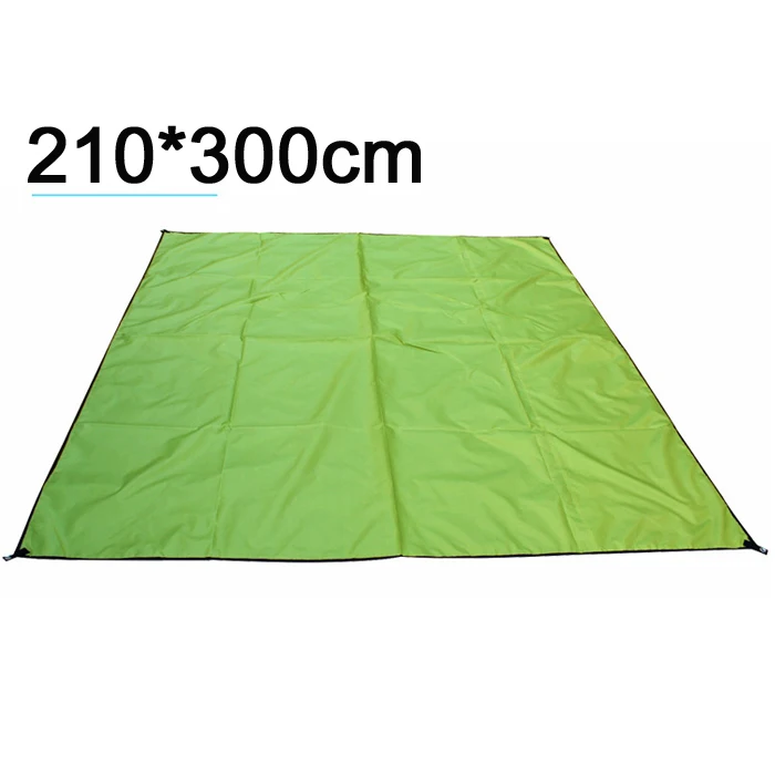 Пляжное солнцезащитное укрытие брезент водонепроницаемый тент сверхлегкий УФ садовый тент навес солнцезащитный Навес Открытый Кемпинг гамак дождевая палатка - Цвет: 210x300cm green