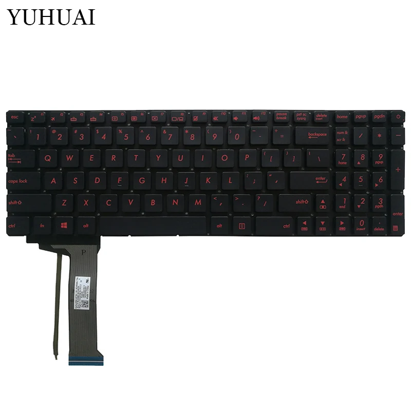  US laptop keyboard For ASUS GL752 GL752V GL752VL GL752VW GL752VWM ZX70 ZX70VW GL771 GL771J GL771JW 