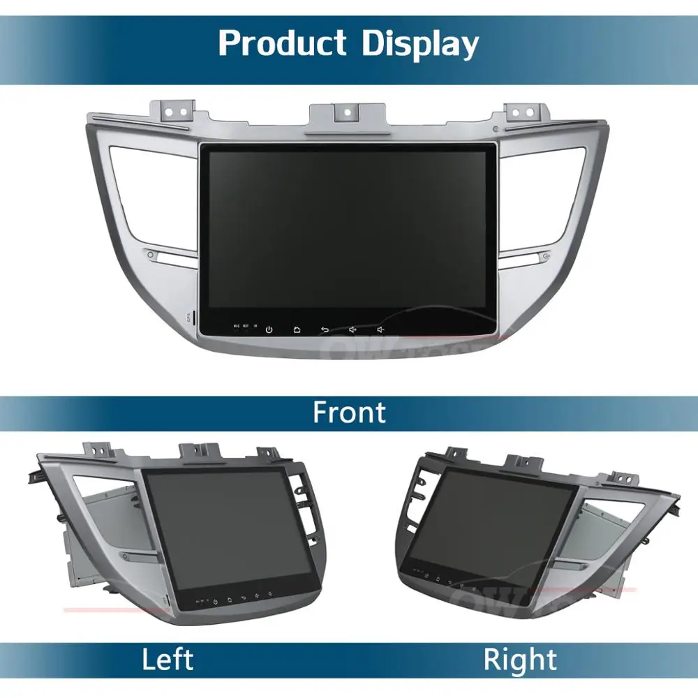 Flash Deal 10.1"IPS Octa Core 4G RAM+64G ROM Android 9.0 Car DVD Radio GPS Navi For Hyundai IX35 TUCSON 2014 2015 DSP CarPlay Parrot BT 4